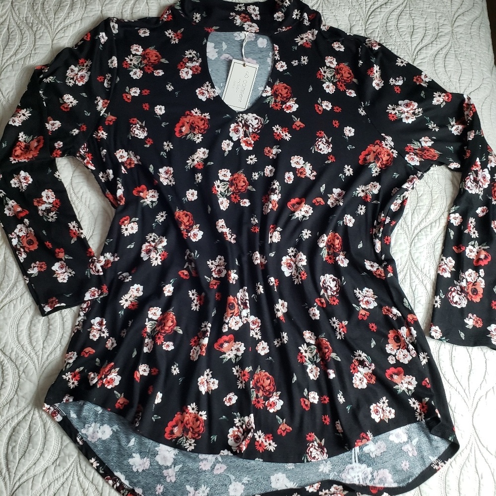 Floral top 3x